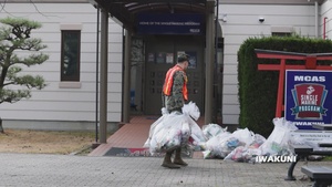 MCAS Iwakuni Single Marine Program Volunteers Conduct a Monthly On-Base Cleanup, Japan, 2026
