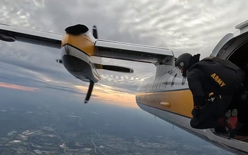 Golden Knights jump into the 2025 Army Navy Football Game