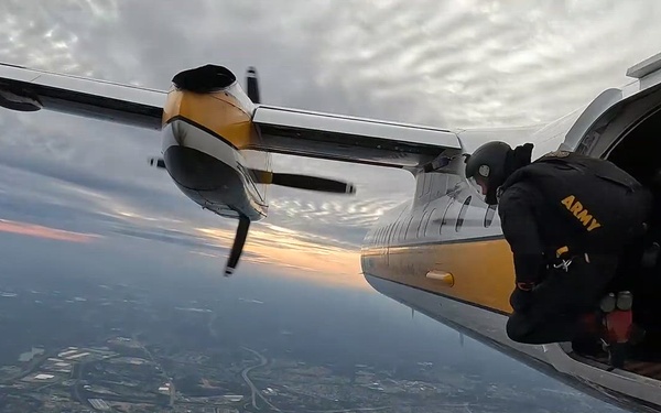 Golden Knights jump into the 2025 Army Navy Football Game