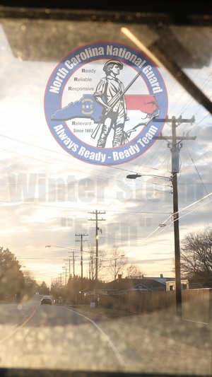 North Carolina National Guard Response to Winter Storm 2026