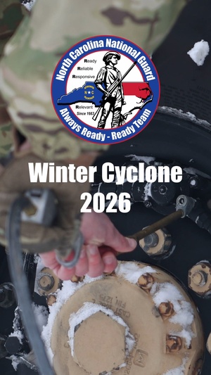 North Carolina National Guard Response to Winter Storm 2026