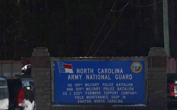 North Carolina National Guard 109th Military Police Deployment Ceremony