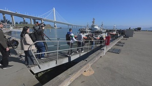 U.S. Coast Guard conducts media day supporting safety and security for Super Bowl LX at Sector San Francisco