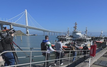 U.S. Coast Guard conducts media day supporting safety and security for Super Bowl LX at Sector San Francisco