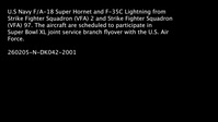 U.S. Navy aircraft scheduled for Super Bowl XL flyover