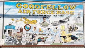 Downtown San Angelo Goodfellow AFB Mural