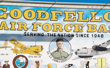 Downtown San Angelo Goodfellow AFB Mural
