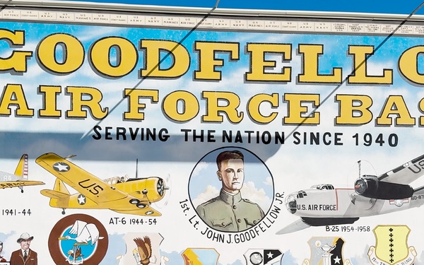 Downtown San Angelo Goodfellow AFB Mural