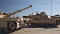 2-12 Cav maintains their tanks in preparation for gunnery