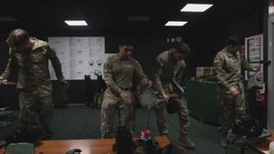 B-roll: SETAF-AF troops participate in CBRN lane to compete for German military distinction