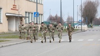 B-roll: SETAF-AF troops compete in road march to earn German military distinction