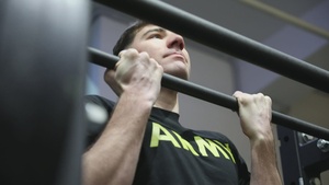 B-Roll: SETAF-AF troops compete in chin-up event for German military distinction