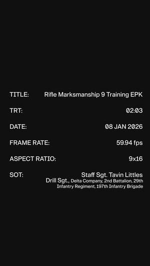 Rifle Marksmanship 9 Training EPK (V)