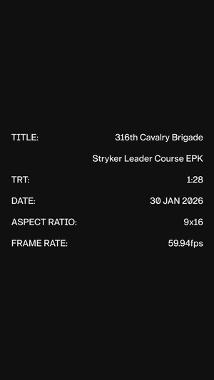 316th Cavalry Brigade Stryker Leader Course EPK EPK (V)