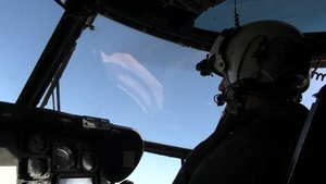 HMH-465 aerial gunnery training