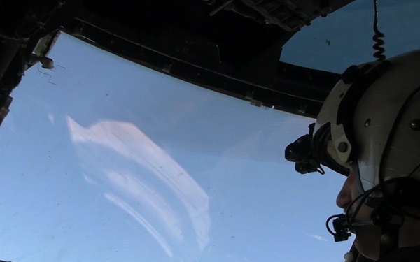 HMH-465 aerial gunnery training