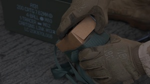 B-Roll: 11th MEU Marines, Sailors conduct a Defense of the Amphibious Task Force Drill aboard USS Portland