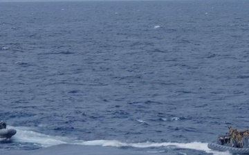 22nd MEU(SOC) | Small Boat Ops aboard USS San Antonio