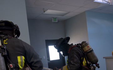 Gowen and Boise Fire Live Fire Training