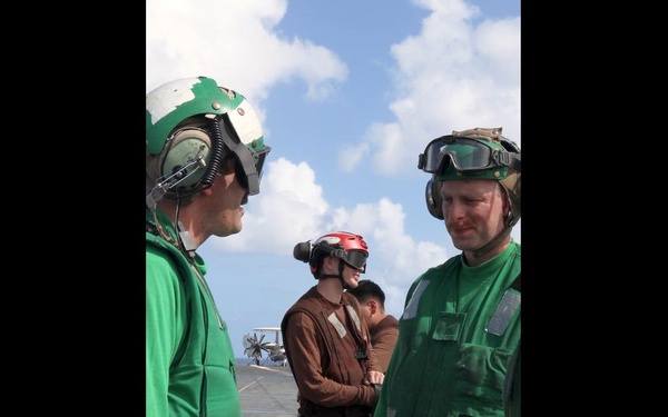 Abraham Lincoln conducts routine operations