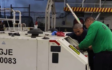 Abraham Lincoln conducts routine operations