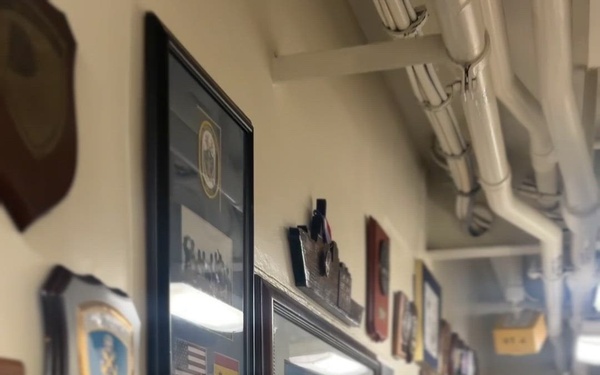USS DONALD COOK History Wall