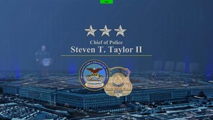 Swearing-in Ceremony in Honor of Chief of Police Steven T. Taylor II