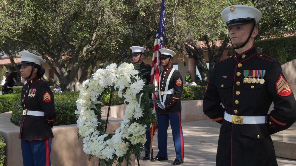 DVIDS - Video - MCB Camp Pendleton Honors Former U.S. President Ronald ...