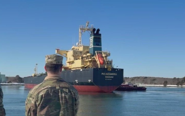 New England District facilitated the safe transit of a time sensitive fuel oil delivery