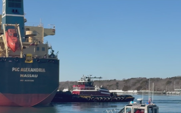 New England District facilitated the safe transit of a time sensitive fuel oil delivery