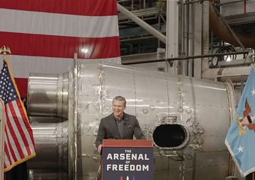 Hegseth Speaks in Maine During Arsenal of Freedom Tour