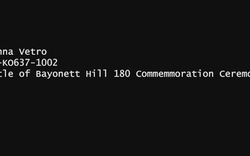 Osan Air Base hosts 75th Battle of Bayonet Hill 180 Commemoration Ceremony B-roll