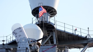 USS Ashland Fires CIWS