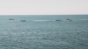 3d AA Bn. Marines Conduct ACV Well Deck Operations Aboard USS Ashland