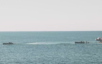 3d AA Bn. Marines Conduct ACV Well Deck Operations Aboard USS Ashland
