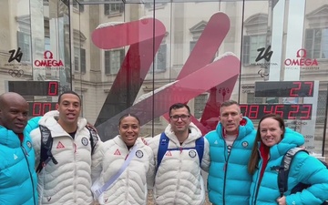 WCAP Soldier-Athletes give greetings to USAG Italy