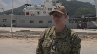 Interview: Light Fish, Unmanned Service Vessel Launch - Lt. Bryna Loranger