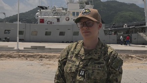 Interview: Light Fish, Unmanned Service Vessel Launch - Lt. Bryna Loranger