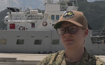 Interview: Light Fish, Unmanned Service Vessel Launch - Lt. Bryna Loranger