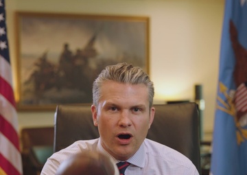 SECWAR Hegseth AFN Super Bowl Announcement