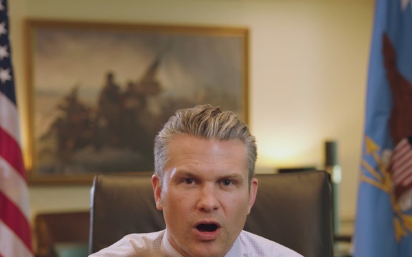SECWAR Hegseth AFN Super Bowl Announcement
