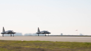 U-2 and T-38s' practice dissimilar flight