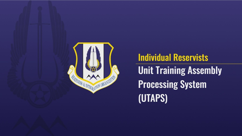 DVIDS - Video - Unit Training Assembly Processing System (UTAPS) for IRs
