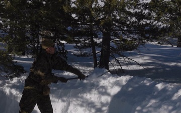 U.S. Marines with 2nd Bn., 4th Marines learn mountain warfare skills during MTX 1-26