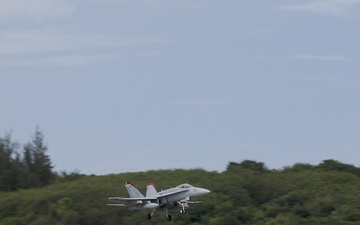 U.S. Marines conduct FARP operations at Tinian