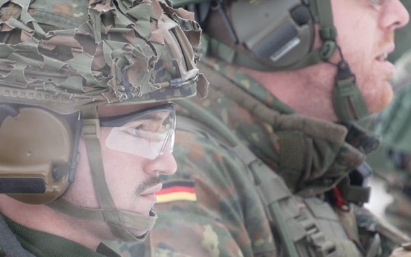 2CR trains with German Forces for Small Arms Training