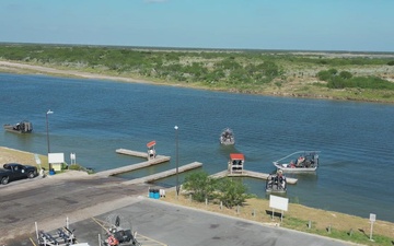 Coast Guard conducts airboat operations during Operation River Wall