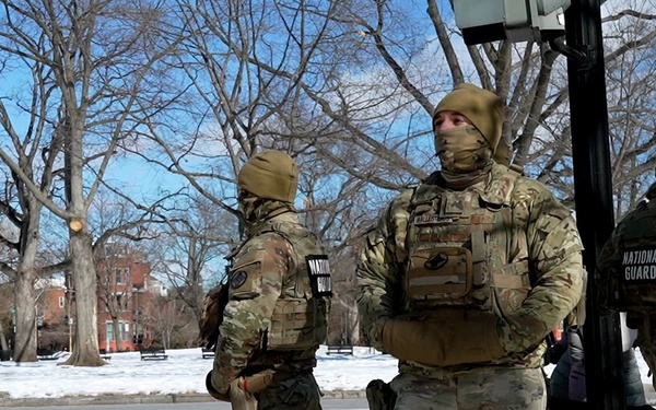 Arkansas Guardsmen Patrol to Keep D.C. Safe