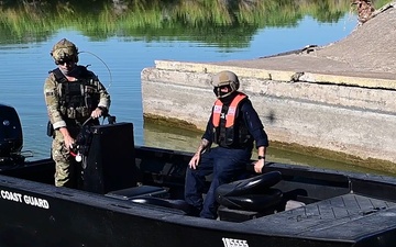 B-ROLL: Coast Guard launches new asset on the Rio Grande