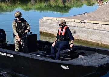 B-ROLL: Coast Guard launches new asset on the Rio Grande